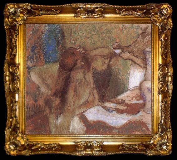 framed  Edgar Degas Breakfast, ta009-2